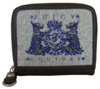 Juicy Couture Scottie Dog Bling French Wallet Heather Cozy Shoes