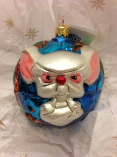 Christopher Radko   Pinky and the Brain   Limited Edition Number 1, 926 of 5, 000, Year (1999) From the Warner Brothers Studios Gallery   Decorative Hanging Ornaments
