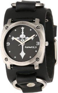 Nemesis Men's RB927K Skull Cross Watch Watches