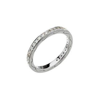 14K White Gold   Eternity Anniversary Ring Mounting Jewelry
