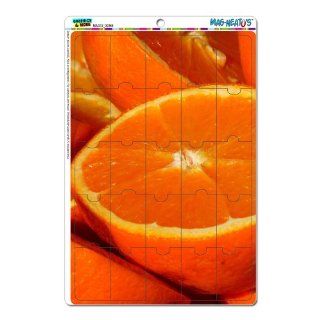 Graphics and More Oranges Mag Neato's Novelty Gift Locker Refrigerator Vinyl Puzzle Magnet Set  