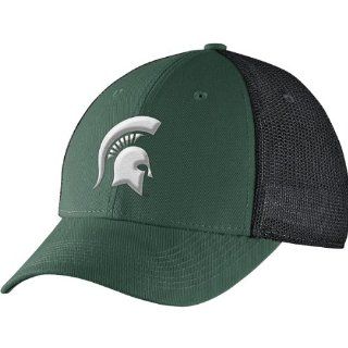 Michigan State hat  Nike Michigan State Spartans Legacy 91 Mesh Swoosh Flex Hat   Green/Black  Sports Fan Baseball Caps  Sports & Outdoors