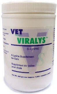 Vetoquinol Viralys (L Lysine for Cats) Powder (600 grams)  Pet Antioxidant Nutritional Supplements 