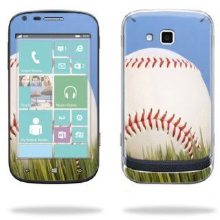 MightySkins Protective Skin Decal Cover for Samsung ATIV Odyssey SCH I930 Cell Phone Verizon Sticker Skins Baseball Cell Phones & Accessories