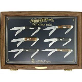 Queen Knives 4540 2012 Schatt & Morgan Heritage Set with Ebony Wood Handles Sports & Outdoors