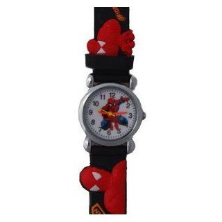 Spiderman Watch With Black Jelly Band   Children's Size. Watches