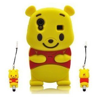 I Need Winnie the Pooh 3D Soft Silicone Case Cover Faceplate Protector for Galaxy Ace S5830 Cell Phones & Accessories