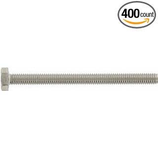 (400pcs) Metric DIN 933 M4X12 Hex Head Cap Screw with Full Thread Stainless Steel A2 Ships Free in USA Cap Screws And Hex Bolts