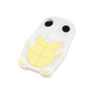 Neewer 	 Stylish White +Yellow Happy Frog Shape Silicon Shell Case Soft Back Cover for Apple iPhone 4S Cell Phones & Accessories
