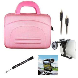 Travel Carry On Nylon Cube For Le Pan TC 970 9.7 inch Tablet PC & Le Pan II Tablet PC + Auxiliary + Windshield Car Mount Cell Phones & Accessories