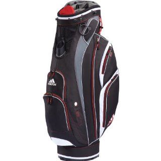 Adidas approach cart bag blk/red/wht  Golf Cart Bags  Sports & Outdoors