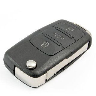 3 Buttons VW Volkswagen Romote Car Flip Key Shell Case No Chip inside No Panic Automotive