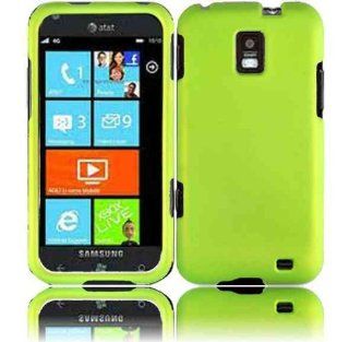 Neon Green Hard Cover Case for Samsung Focus S SGH I937 Cell Phones & Accessories