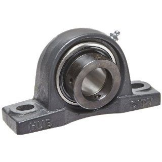 Hub City PB220DRWX1 1/2 Pillow Block Mounted Bearing, Normal Duty, Low Shaft Height, Relube, Eccentric Locking Collar, Wide Inner Race, Ductile Housing, 1 1/2" Bore, 2.44" Length Through Bore, 1.937" Base To Height Industrial & Scientif