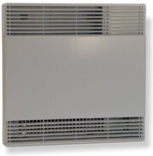King KCEM2412T 240/208 Volt 1250/938 Watt Convector Heater, 23 Inch Length with Unit Stat, White   Floor Heating Registers  