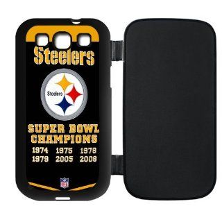 Pittsburgh Steelers Flip Case for Samsung Galaxy S3 I9300, I9308 and I939 sports3samsung F0162 Cell Phones & Accessories