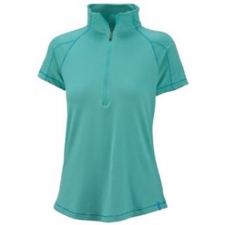 Women's Anytime 1/2 Zip Short Sleeve Top Oceanic/Wink 960 X Small Clothing