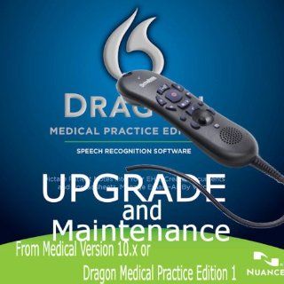Nuance Dragon Medical Practice Edition 2 Upgrade Only from Medical 10.x or DMPE 1.x   License Upgrade Only   Retail Box with PowerMic II Maintenance (Doesn't Include DMPE2) Electronics