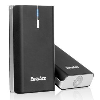 EasyAcc� U bright 9000mAh Dual USB Output with 0.5W Super Bright LED Flashlight Power bank Portable Charger External Battery Pack for iPhone iPad Samsung Galaxy Asus Android Smartphone Phone Tablets Pc   with Rope Hole Cell Phones & Accessories