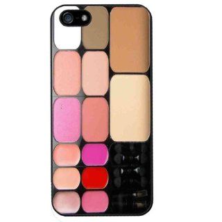 Make Up Palette Fashion Trend Design iphone 5 5S Case/Cover Plastic&Metal Black Cell Phones & Accessories