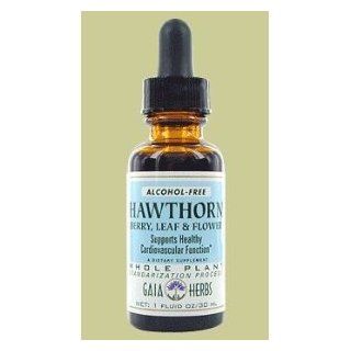 Gaia Herbs   Hawthorn Berry Alcohol Free 2 oz Health & Personal Care