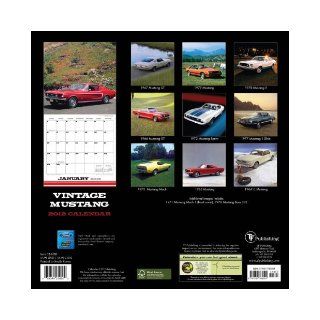 2012 Vintage Mustangs Wall Calendar TF Publishing 9781617760501 Books