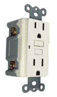 602571 GROUND FAULT INTERUPTER ALMOND   Electrical Outlets  