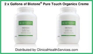 Biotone Pure Touch Organics Creme, 2 x Gallons #PTOMC1G  Massage Lotions  Beauty