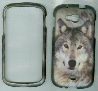 Grey Wolf Samsung Galaxy Axiom R830 / Admire 2 (Cricket/us Cellular)phone Faceplate Cover Case Snap on Protector Cell Phones & Accessories