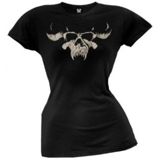 Danzig   Skull Juniors T Shirt Clothing