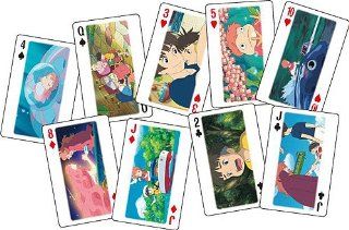 Studio Ghibli Playing Cards   Ponyo Toys & Games