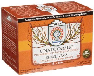 Tadin Tea, Cola De Caballo (Shave Grass) Tea, 24 Count Tea Bags (Pack of 12)  Herbal Teas  Grocery & Gourmet Food