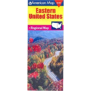 Eastern United States Regional Map   American Map (Travel Vision) American Map Corporation 0027793977470 Books