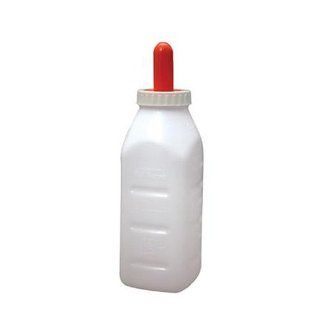 Advance 973 Screw Calf Bottle Set with Nipple, 2 Quart