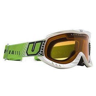 Utopia Optics Slayer Cold Weather Goggles   One size fits most/White with Persimmon Lens Automotive