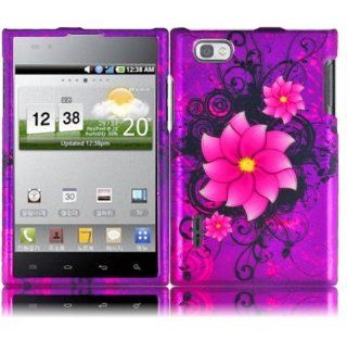 For LG Intuition VS950 Hard Design Cover Case Divine Flower Cell Phones & Accessories