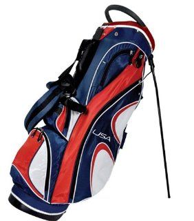 Orlimar SDX USA Logo Golf Stand Bag Red/White/Blue)  Golf Bags For Men  Sports & Outdoors
