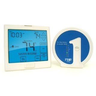 Pro1 IAQ Model T955WH Touchscreen Wireless Thermostat Kit With Humidity Control Programmable Household Thermostats