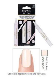 Sally Hansen French Nail Manicure Kit # 3470 Petit Couleur  Sally Hansen French Manicure Nail Strips  Beauty
