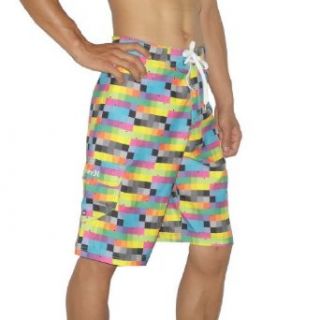 Mens Hurley Skate & Surf Boardshorts Board Shorts   Multicolor (Size 36) at  Mens Clothing store