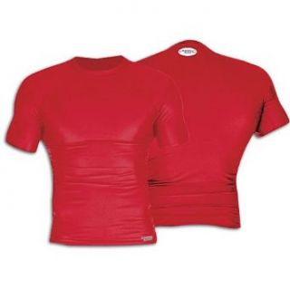 Player's Edge Big Kids S/S Compression Shirt ( sz. L, Red ) Clothing
