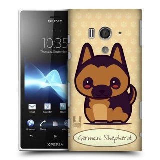 Head Case Designs German Shepherd Wonder Dogs Hard Back Case Cover for Sony Xperia acro S LT26W Cell Phones & Accessories