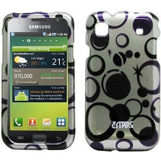 Black Purple Circle Hard Case Cover for Samsung Galaxy S Vibrant 4G SGH T959 SGH T959V Cell Phones & Accessories