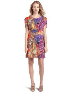 Laundry by Shelli Segal Women's Fashion Flower Dress, Island Orange Multi, 0
