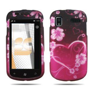 Premium   Samsung Focus/Cetus I917 Protex Exotic Love Rubber DE Protective Case (Carrier AT&T)   Faceplate   Case   Snap On   Perfect Fit Guaranteed Cell Phones & Accessories