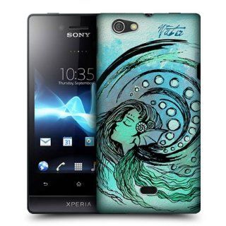 Head Case Designs Water Element Glossy Hard Back Case For Sony Xperia miro ST23i Cell Phones & Accessories