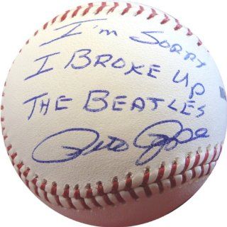 Pete Rose "I'm Sorry I Broke Up the Beatles" Hand Signed Autographed Baseball PSA/DNA Certified Sports Collectibles