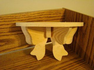 EHI Decorative Wooden Bow Shelf  Floating Shelves  