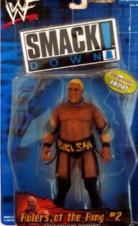 RIKISHI   WWE WWF Wrestling Smackdown Rulers of the Ring Series 2 Figure by Jakks Toys & Games
