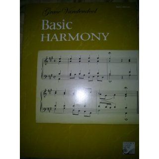 Grace Vandendool Basic Harmony 2nd Edition Grace Vandendool 9781554402663 Books